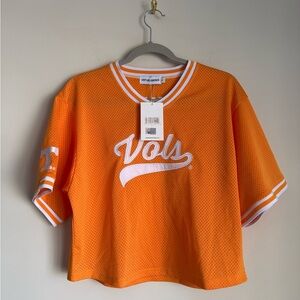 Tennessee Vols Cropped Mesh Jersey NWT